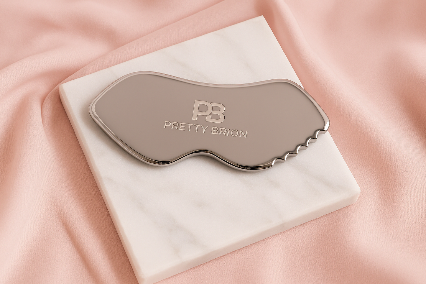 Guasha de Acero Inoxidable | Pretty Brion Rituals